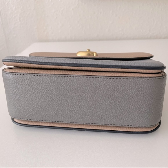 Coach Cassie Crossbody 19 In Colorblock Taupe Granite Multi - Picture 7 of 10